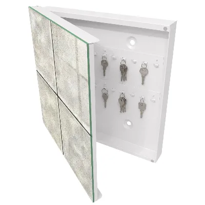 Nyckelskåp Beige kakel