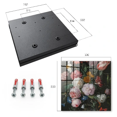Nyckelbox En bukett blommor