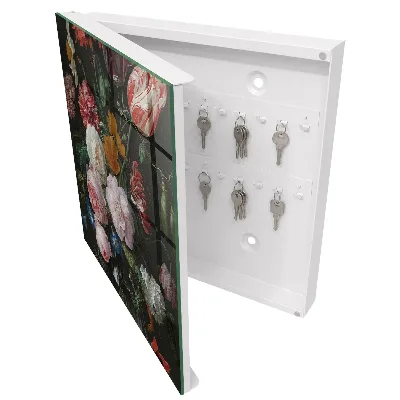 Nyckelbox En bukett blommor