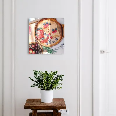 Nyckelskåp frukost med frukt-motiv