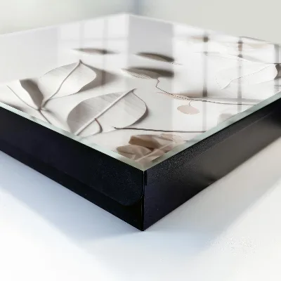 Nyckelbox Vita blad