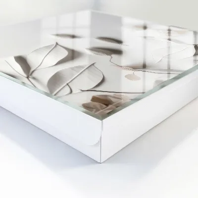 Nyckelbox Vita blad