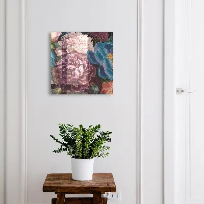 Nyckelskåp Färgglada blommor