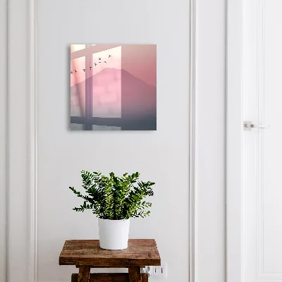 Nyckelbox med motiv av fridfull natur