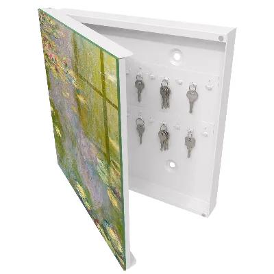 Snygga nyckelskåp Claude Monet Näckrosor