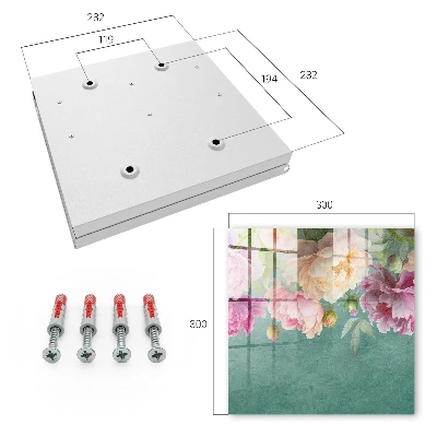 Nyckelbox Blommig elegans