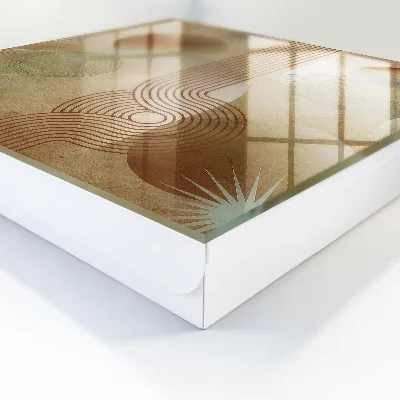 Nyckelskåp i geometrisk design