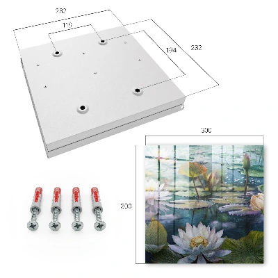 Nyckelbox Vattenblommor