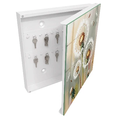 Nyckelskåp med motiv av maskrosor
