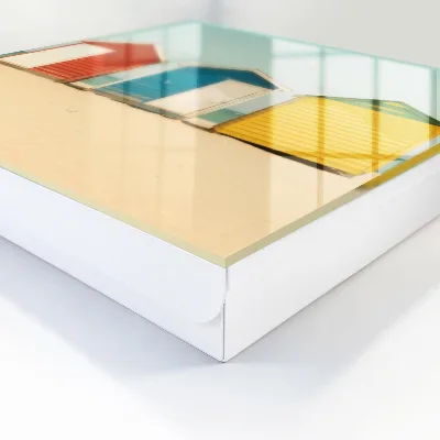 Nyckelbox Färgglada hus