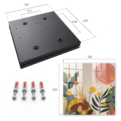Nyckelbox i färgglad design