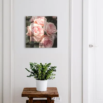 Snygga nyckelskåp Rosa rosor