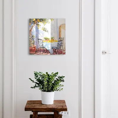 Nyckelskåp med motivet Citronträdgård