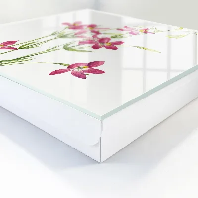 Snygga nyckelskåp Rosa blommor