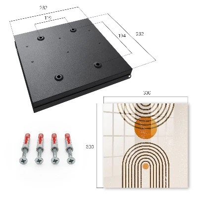 Nyckelbox i retrogeometrisk design