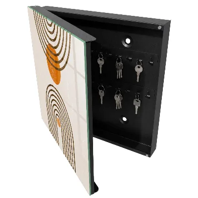 Nyckelbox i retrogeometrisk design