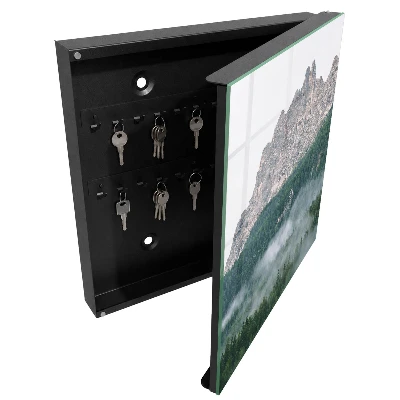 Snygga nyckelskåp Bergspanorama