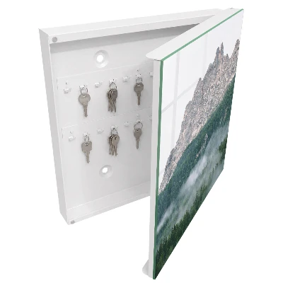 Snygga nyckelskåp Bergspanorama