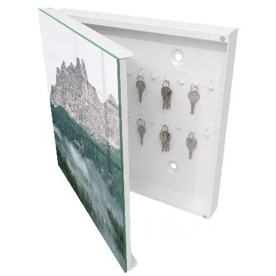 Snygga nyckelskåp Bergspanorama