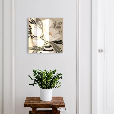 Nyckelbox Blommig minimalism