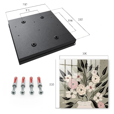 Nyckelbox Blomsterarrangemang