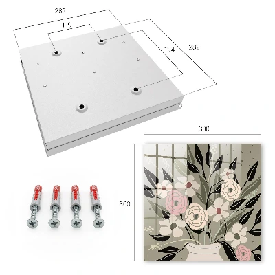 Nyckelbox Blomsterarrangemang