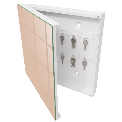 Nyckelskåp Varm beige