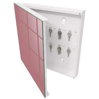 Snygga nyckelskåp Dammig rosa