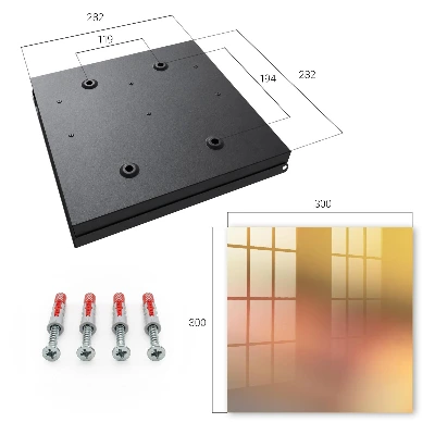 Nyckelbox med varm gradient