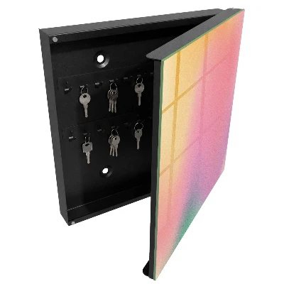 Nyckelskåp Färgglad gradient