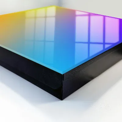 Nyckelbox i färgglad gradient