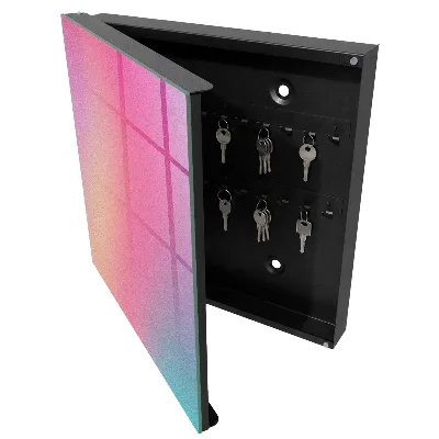 Nyckelbox i pastellgradient