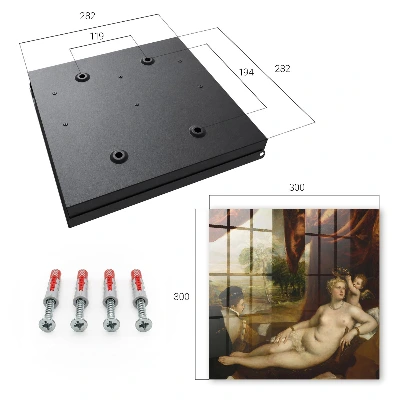 Nyckelskåp Tizian Venus och lutspelaren