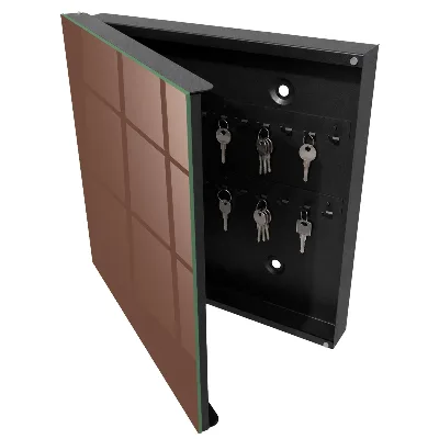 Nyckelbox Brun färg