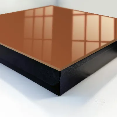 Nyckelbox i mörkorange utförande
