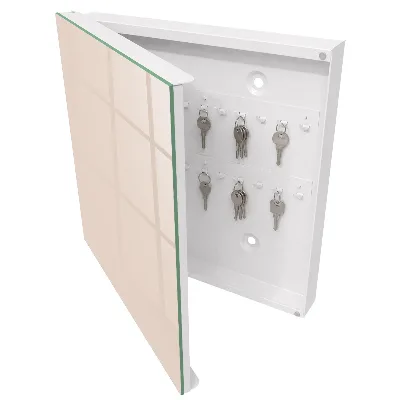 Nyckelskåp varm beige