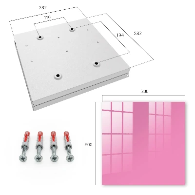 Nyckelbox kall rosa
