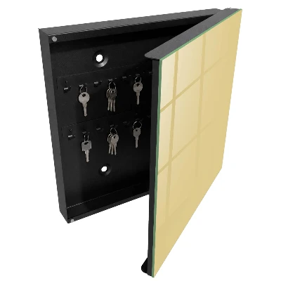 Nyckelbox Beige-gul