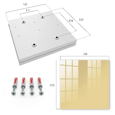 Nyckelbox Beige-gul