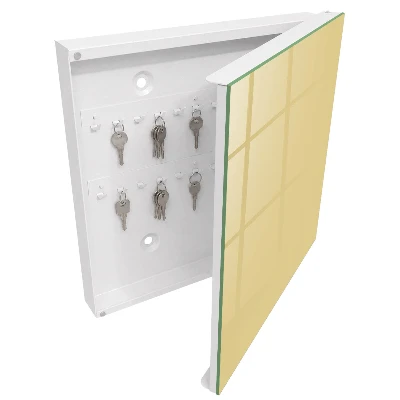 Nyckelbox Beige-gul