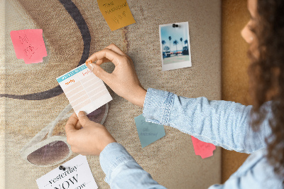 Anslagstavla i kork Sand semesterresa