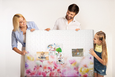 Korkbräda för barn Blommor på ängen