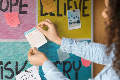 Anslagstavla i kork Motivationstavla