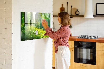 Magnetická tabuľa pre deti Vårens natur