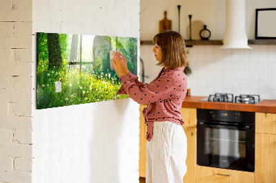 Magnetická tabuľa pre deti Vårens natur