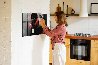 Magnetická tabuľa na magnetky Paprika i vatten