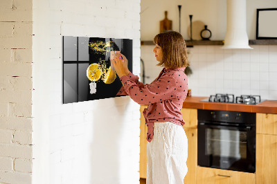 Magnettavla för köket Citroner