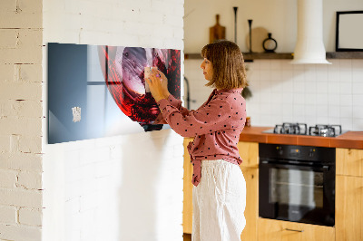 Magnettavla för köket Glas vin