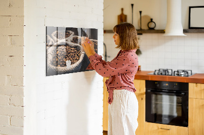 Magnetisk väggskiva Kaffepåsar