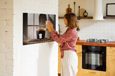 Magnettavla för köket kopp kaffe